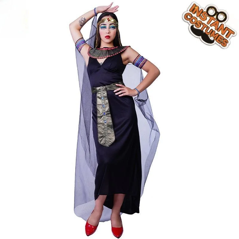 

Взрослый женский костюм королевы Хэллоуина для косплея, сценическое выступление, eup Ball, ролевая одежда, материал Ele PU