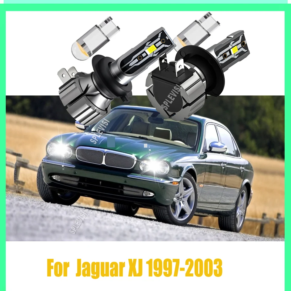 

H7 CSP LED 75W White Headlight Upgraded Bulbs -Engineered for Endurance For Jaguar XJ 1997 1998 1999 2000 2001 2002 2003