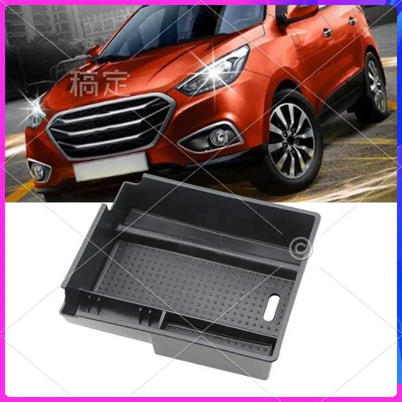 

AR-Car Central Console Armrest Storage Box Interior Accessories Organizer Tray For Hyundai IX35 2010-2017