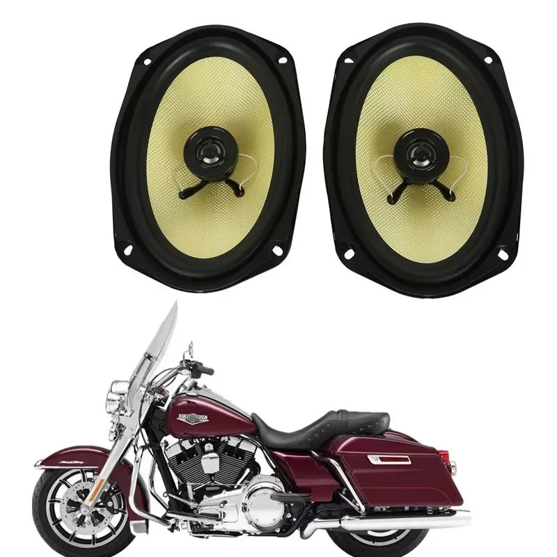 

For Harley Touring Electra Street Glide Road King 1994-2013 2012 Motorcycle Parts 6"x9" Saddlebag Lid Speaker Motorcycle Parts