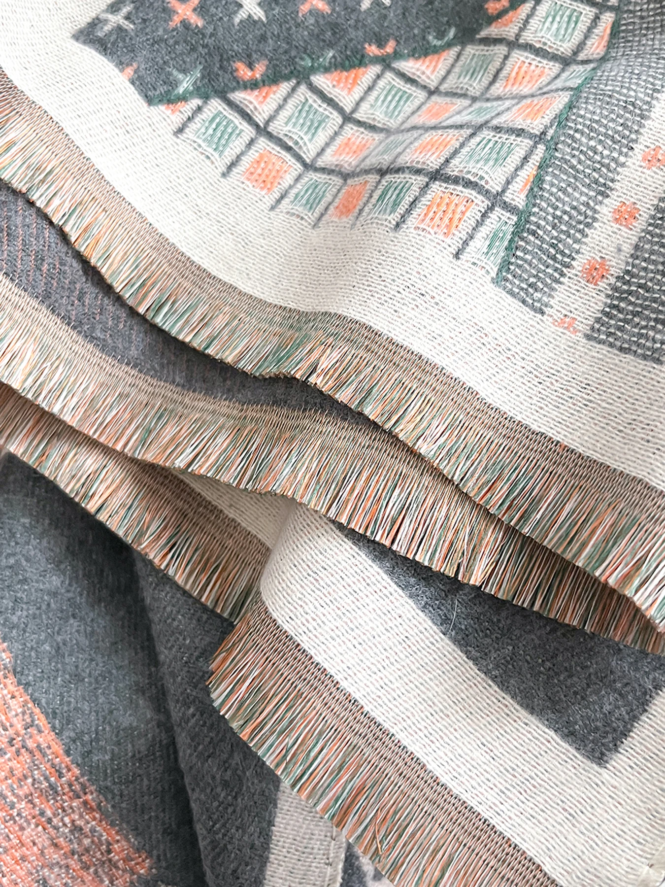 Eleganter Pashmina-Schal mit Pferdemuster für Damen, luxuriöser Kaschmir-Schal, dick, warm, Herbst- und Winterdecke, Stola, langes Design – Detail 20