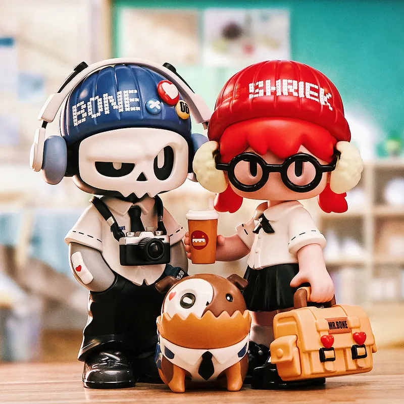 New Mr Bone Collectible Action Figure First Love Limited Edition Large Size Figurine Desktop Display Home Decor  Doll view 2