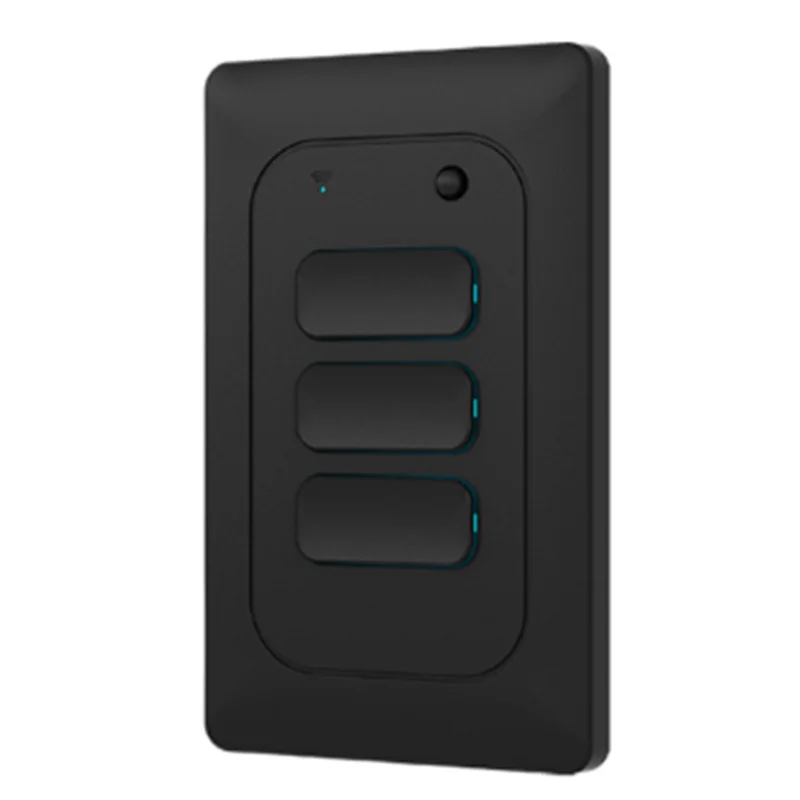 ABGI-투야 스마트 라이프 푸시 버튼 인터럽터 조명 스위치 3구 무중성 와이파이/지그비 미국형 벽 스위치