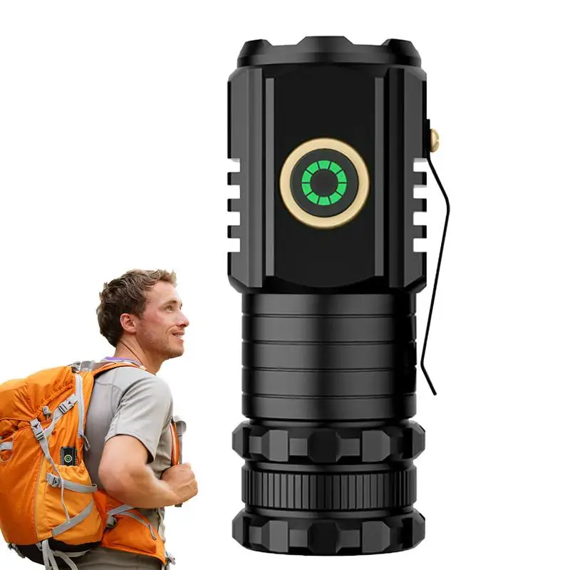 

Powerful LED Flashlight Rechargeable Adjustable Waterproof Fishing Hunting Lumens Compact Flashlight LED Flashlight For Home