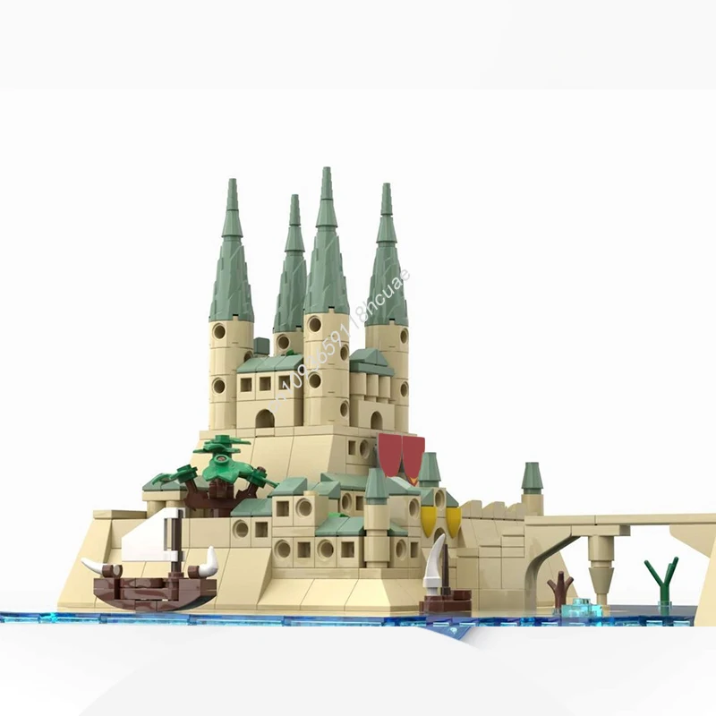 803pcs MOC The citadel Architecture Model Building blocks Birthday Modular toys Assemble Brick Christmas gifts