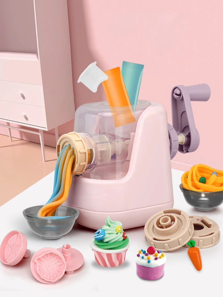 어린이 장난감 점액 다채로운 진흙 모델링 점토 크리 에이 티브 모델링 어린이 파스타 메이커 장난감