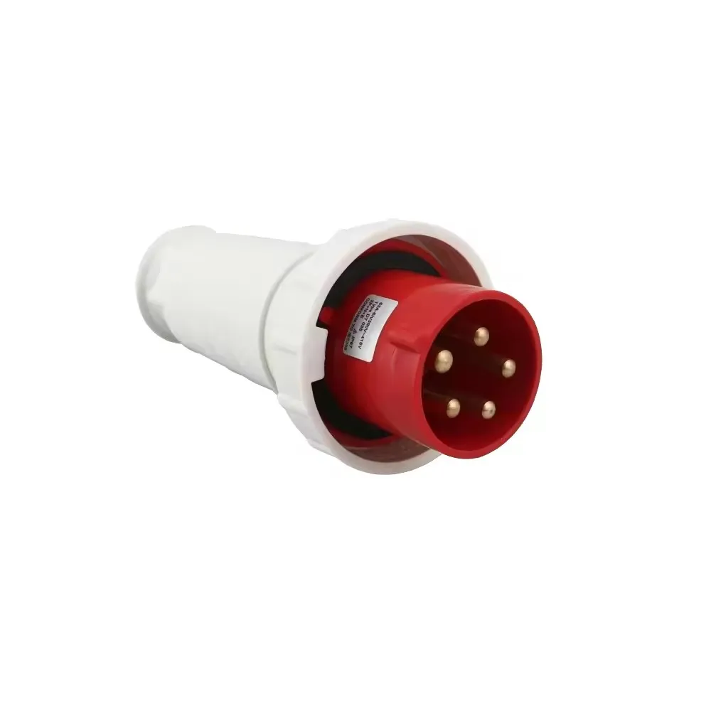 Manufacturer 035 plugs 63A 5pin Electrical Industrial Plug and Socket 3P+N+E three poles ip44 Waterproof male and female CE