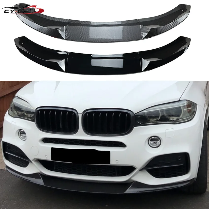 MP Style For BMW X5 F15 M-Sport 25d 35i 35d 40e M50i M50d 2014-2018 Front Bumper Lip Spoiler Diffuser Splitter Bodykits Tuning