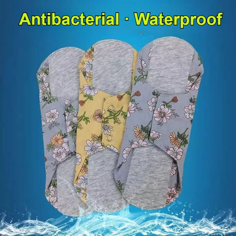 Women Leakproof Underwear Pad Washable Cotton Graphene Antibacterial Reusable Menstrual Incontinence Soft Breathable Odorless
