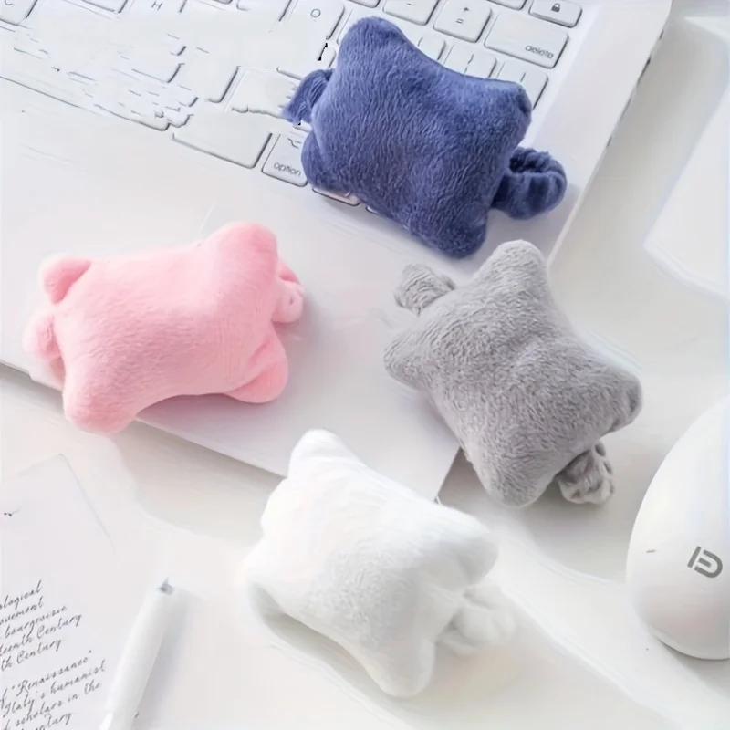 2/4 Pack with Random Colors, Wrist Protection Mouse Pad, Small Pillow for Office Workers, Keyboard Typing Anti-Wear Hand Pad, Hand Rest, Office Wrist Support Gadget, Office Essential, Practical Item, Holiday Gift