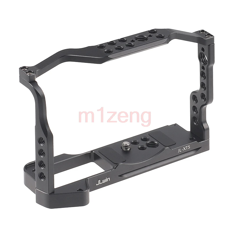 XT5 سبيكة قفص أرنب تلاعب مقبض الذراع دعم قوس استقرار hotshoe ل فوجي فيلم X-T5 كاميرا فيديو led ميكروفون ترايبود