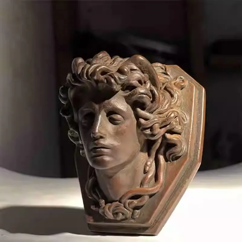 

Medusa Head Museum Replica Ancient Roman Sculpture Home Decorations Desktop Accesorios Decorative Art Ornament Art Teaching Aids