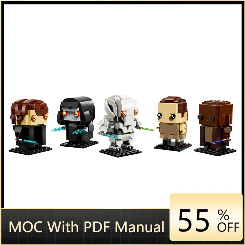 

656 шт. MOC знаменитые персонажи фильмов Brickheadz модель набор строительных блоков DIY сборка кирпичей дисплей игрушка для детей рождественские подарки