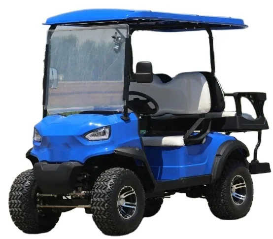 2024 New style 72v Electric Golf Cart 4+2 Seater 7.5kw Lithium Golf Kart Off Road Buggy Garden Villa Hunting Golf Cart