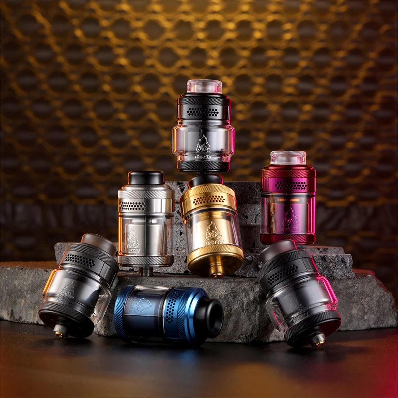 الأصلي ThunderCloud Blaze Solo 2 RTA البخاخة 3.5 مللي/5.5 مللي لفائف واحدة 25 مللي متر تتحمل واسعة 810 بالتنقيط تلميح مانعة للتسرب خزان السجائر الإلكترونية #6