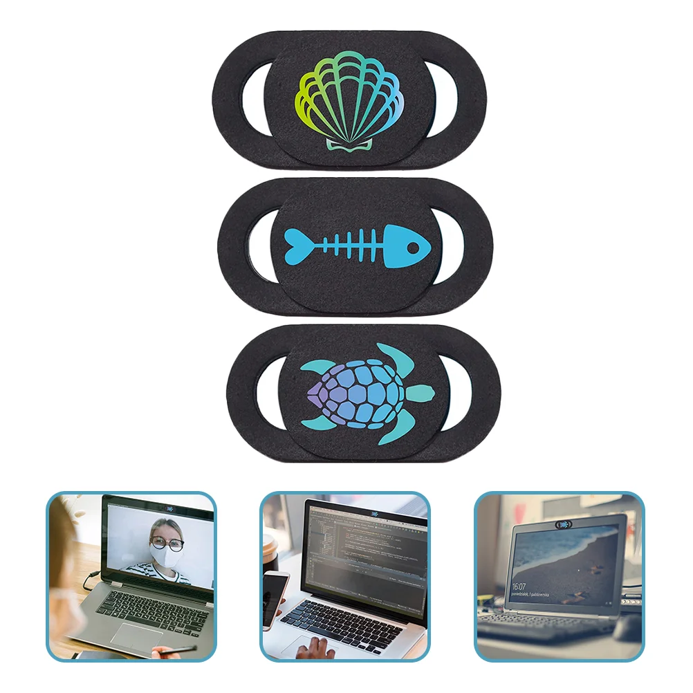 3 Pcs Webcam Privacy Lens Protector Camera Cover Computer Slide Laptop Slider for