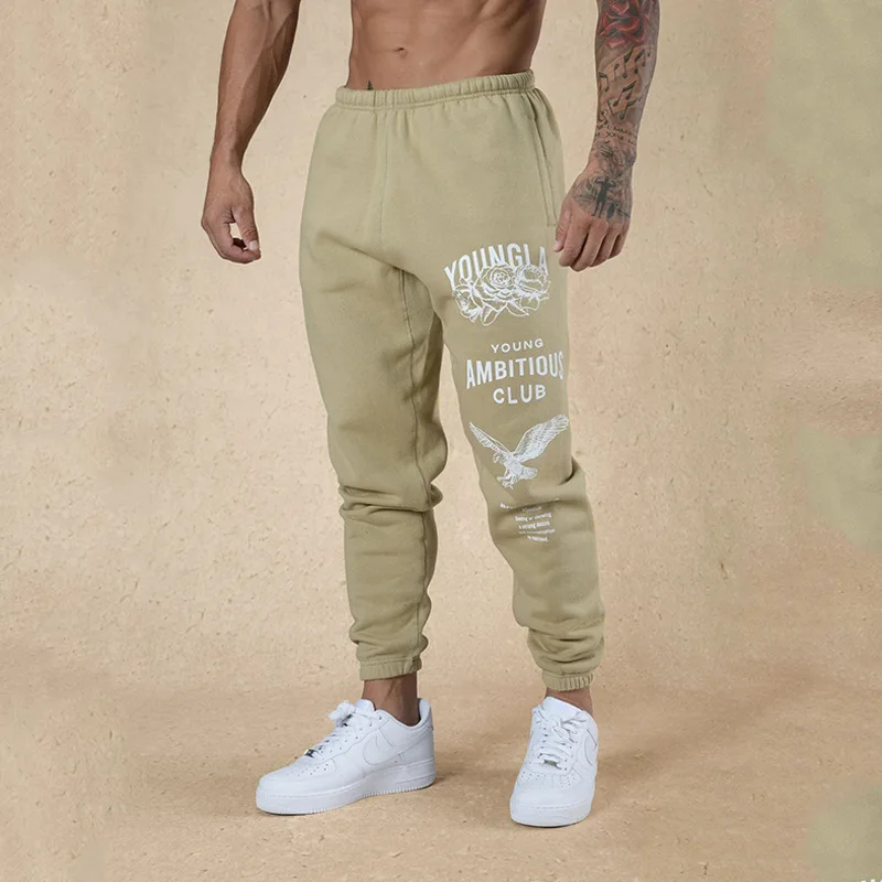 

New Men's Sweatpants Gym sports Fitness Running Basketball Training Pants Casual Pants American Style Fashion Brand Clothing