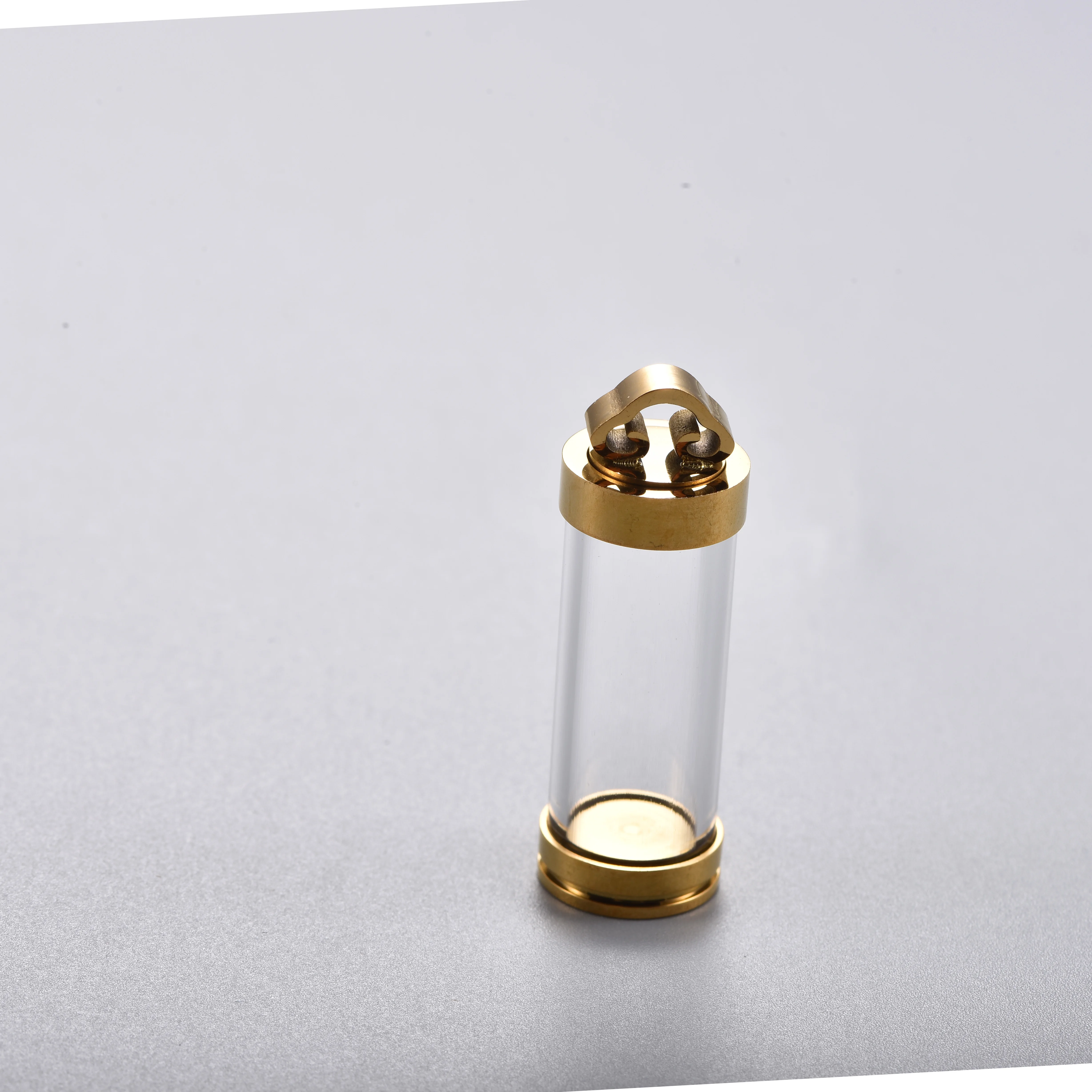 Mini Edelstahl-Glasfläschchen-Anhänger DIY Parfümhalter Halskette Wasserdichter Erinnerungsanhänger für Männer und Frauen – Detail 4