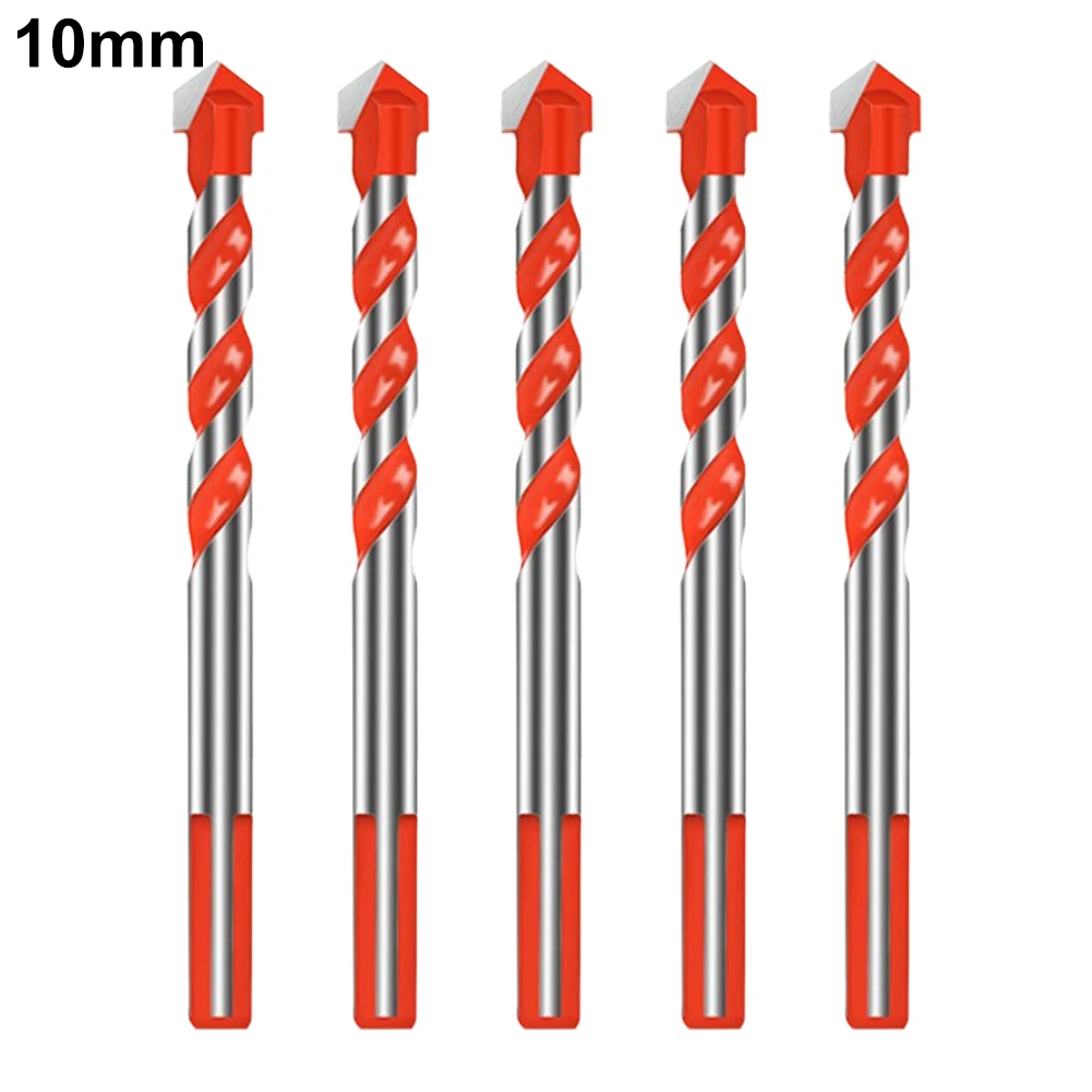 5PCS Multifunction Triangle Drill Bits 3-12mm Diameter Ceramic Wall Glass Punching Hole Carbide Drill Bits Power Tool Parts