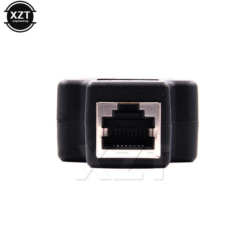 1PCS Cable Adapter Connector LAN Ethernet 1 To 2 Ways Network Cable Connector Splitter Extender Plug RJ45 Splitter for PC Laptop