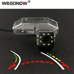 HD Wireless Car CCD Rear Camera Fisheye 4 8 12 led dynamic Night Vision bracket For Mazda 6 2009 2010 2011 2012 2013 2014 RX-8