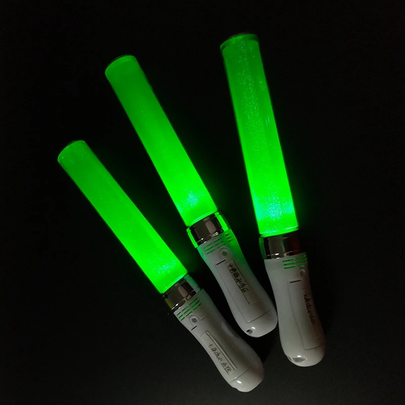 1-10 Uds. Bastones de luz LED para concierto, 15 colores que cambian, barras luminosas, barra de Flash reutilizable que brilla en la oscuridad, suministros para fiesta de cumpleaños