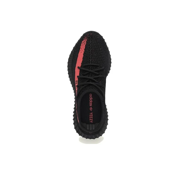 Adidas Originals Yeezy Boost 350 V2 'Core Black Red' Fabric Sports Low top Casual Shoes Unisex 2022 Edition BY9612-2022 view 4