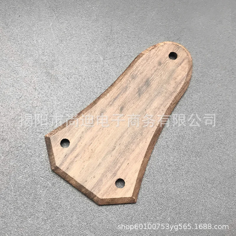 

2 Pcs Solid Wood Electric Guitar Accessories Instrument Bell Cover Truss Rod Blank Covers Musical Parts Repairs
