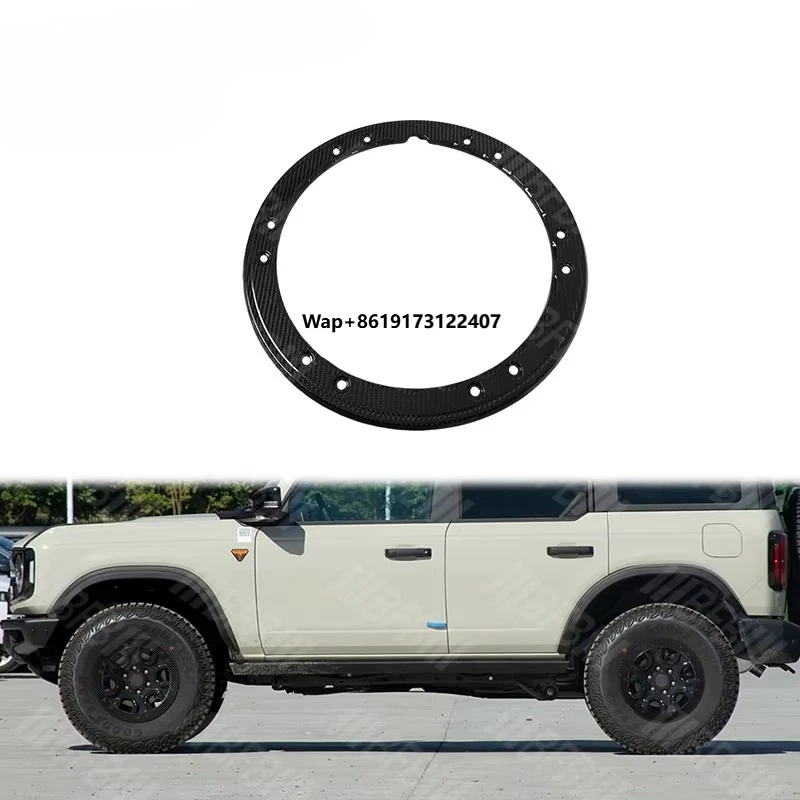 

For 2021+ Wheel Hub Trim Dry Carbon Fiber Dash Cover