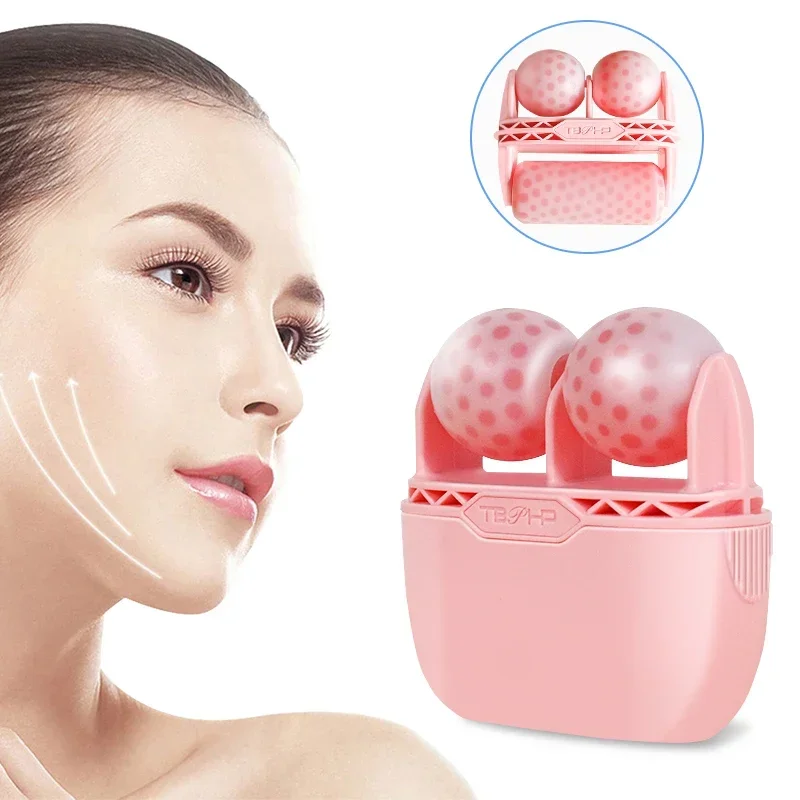 New Design V and W Shaped Skin Cooling Ice Roller Home Use Beauty Equipment Face and Body Massager