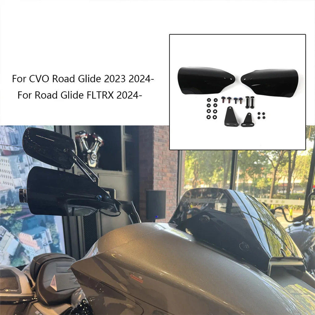 Electra glide road king motocicleta handguards para harley protetor guiador mão guarda escudo capa