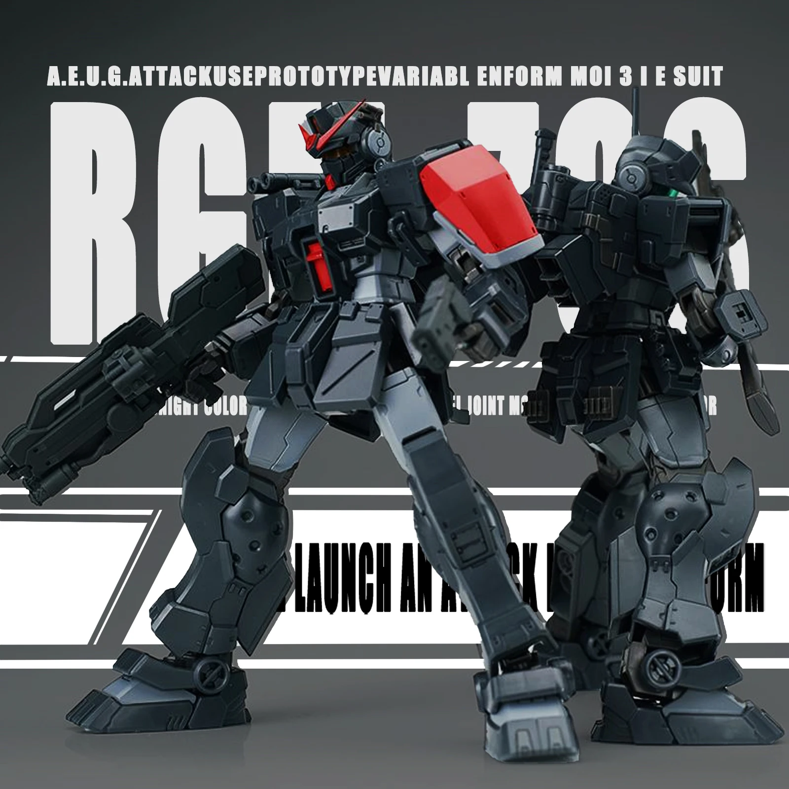 Hg 1/144 Ak Rgm-79s Midnight Spartak Jim Assembly Model Robot Anime Action Figure Collection Plastic  Desktop Ornament Toy Gifts