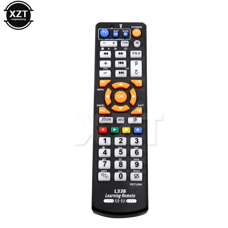 L336 IR uniwersalny pilot do TV kontroler funkcji uczenia się dla TV CBL DVD SAT STB DVB HIFI TV, pudełko VCR STR-T