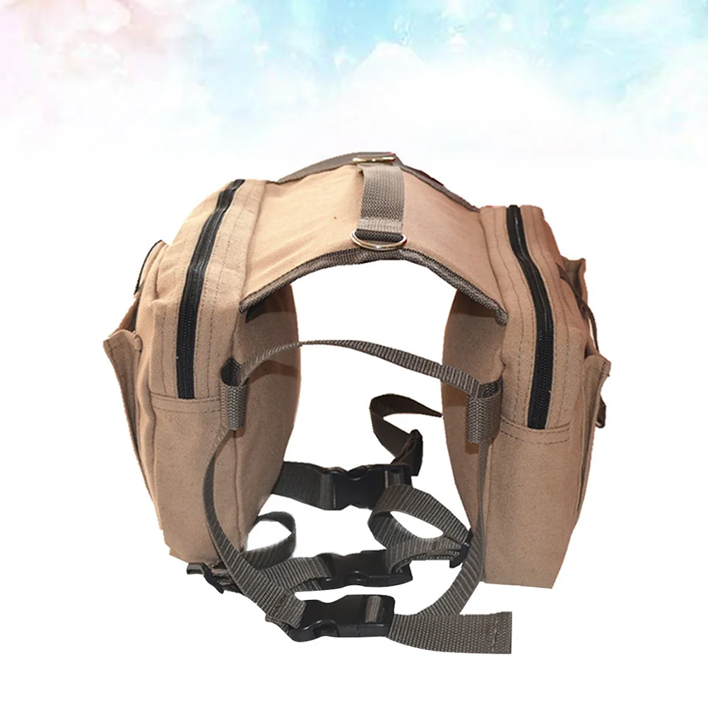 

Dog Saddlebag Backpack for Pet Dog Rucksack Bagpacks Pets Harness