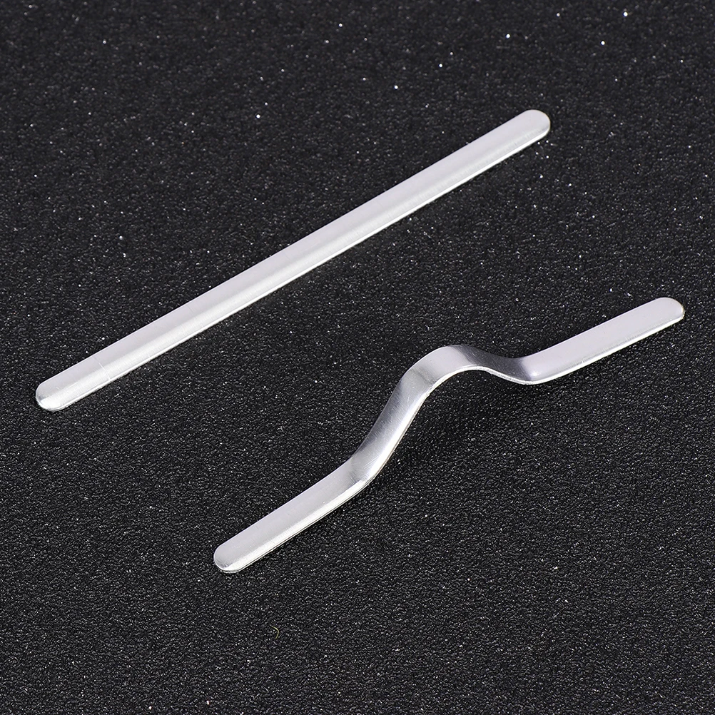 

300 Pcs Aluminum Nose Bridge Strip Mask Rods Strips Adhesive Professional Disposable Making Accessories for Face