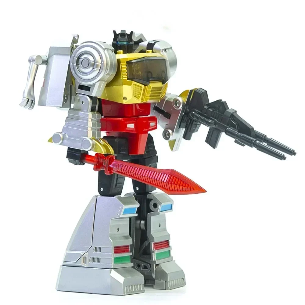 MechfansToys Transforming Toy, Grimlock Metal Coated Version, Action Figure MFT, Collectible Gift, MF-25, Brand New, Ready Made