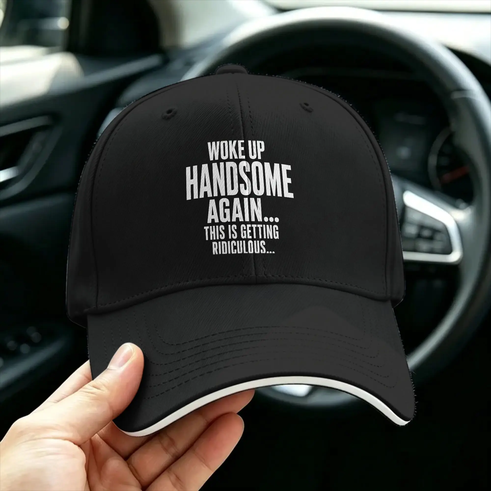 Se me vuelve a poner guapo al despertar. Esto es ridículo. Gorra de béisbol. Gorra para senderismo, pesca y protección solar. Gorras de béisbol con diseños adorables.