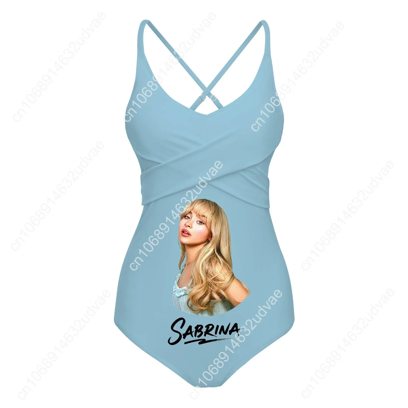 Sabrina Carpenter Swimsuit Womens Sling Swimsuits Personalized Sexy Swimwear Pop Singer Bikini Summer Customize Bathing Suits