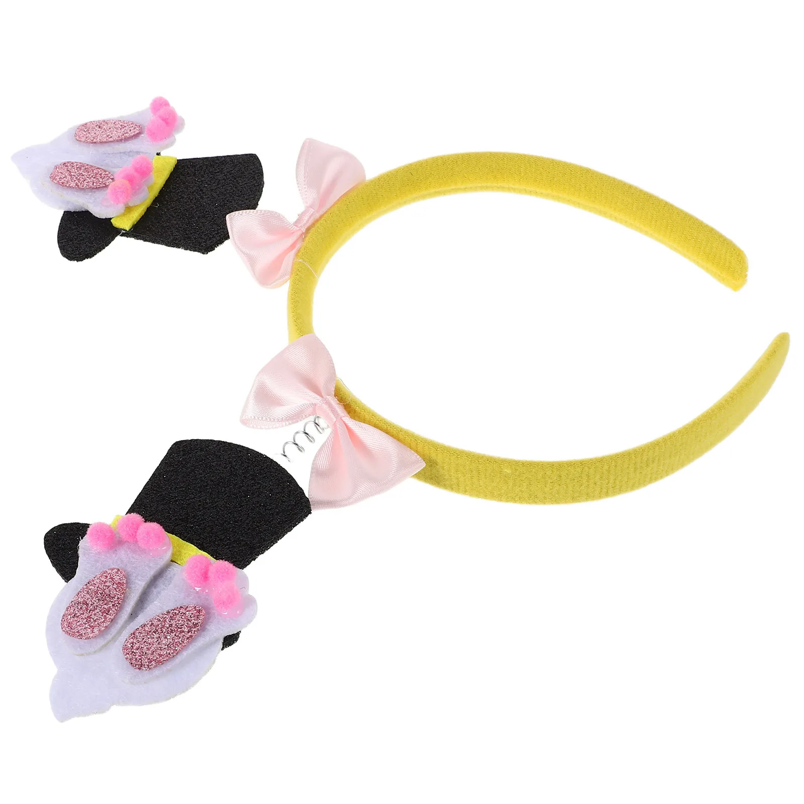 

Cute Easter Bunny Headband for Kids Cartoon Rabbit Hairband Elastic Festive Party Dress Up Accessory Comfortable Novelty