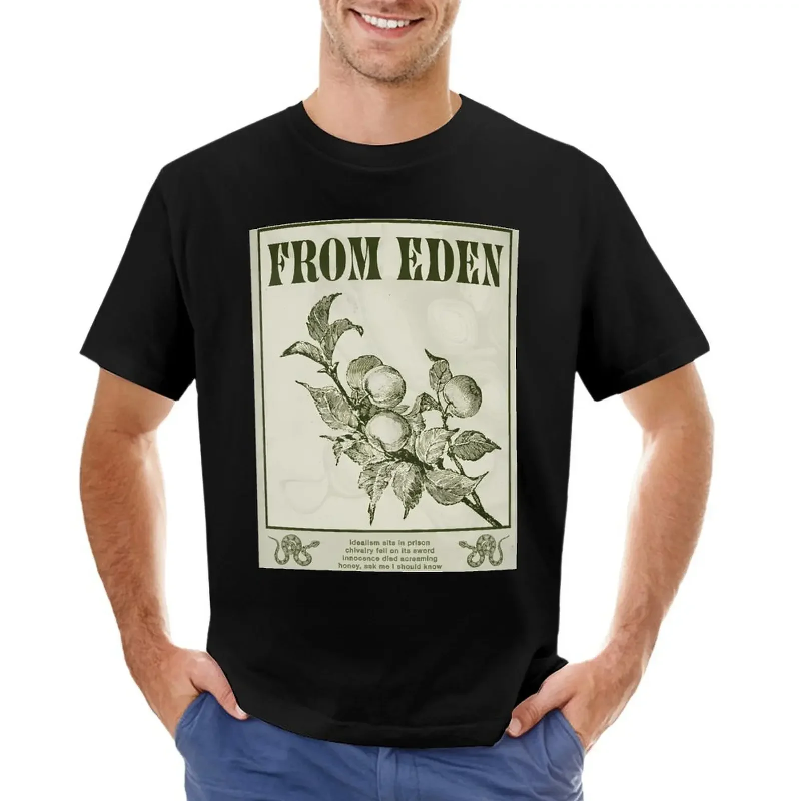 From Eden Hozier T-shirt plus size tops quick drying mens tall t shirts