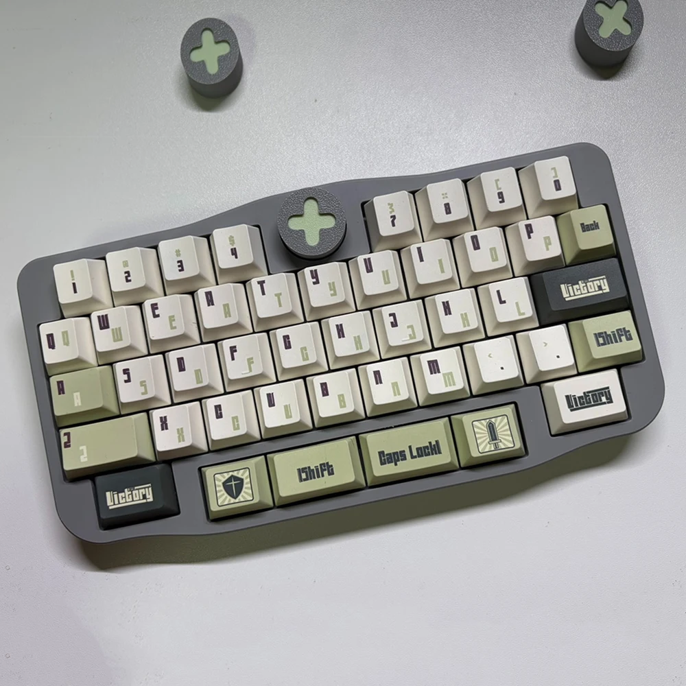 New 45 Key DIY Mechanical Keyboard Kit VIAL Hot Swap with Knob 3D Printed Without Backlit QAZ Layout Keyboard Kit QMK