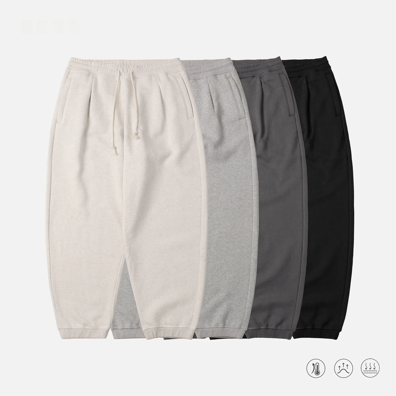 

Плотные повседневные спортивные брюки-чинос с манжетами и шнурком, свободного кроя, со средней посадкой, длинные, в городском стиле