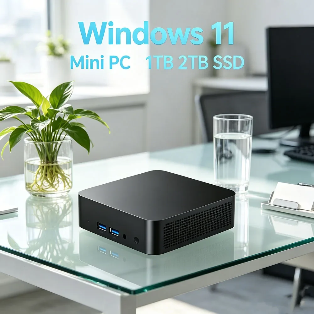 Massive Mini PC Windows 11 Pro Core i3 6100 32GB RAM 1TB 2TB SSD WiFi 6 BT5.2 4K HD Office Gaming PC 3 Years Warranty
