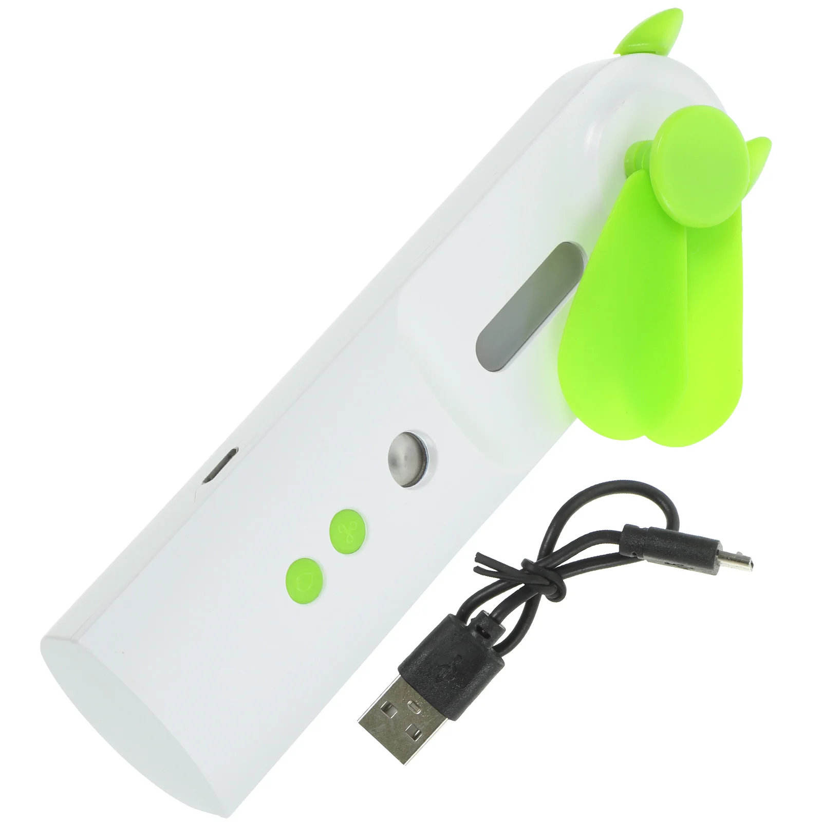 

Portable Mini USB Fan Water Misting Summer Cooling Rechargeable ABS Material Personal Cooler Travel Humidification Fan Durable