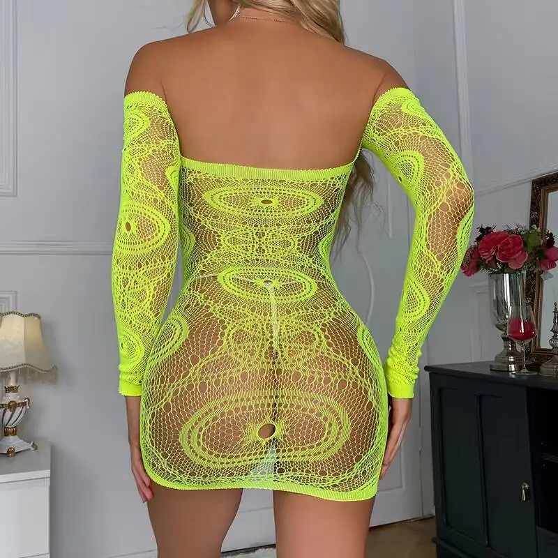 جوارب شفافة خضراء شفافة للجسم ملابس داخلية مثيرة ساخنة تستخدم للنشاط الجنسي للبالغين ملابس داخلية إباحية قميص نوم نسائي