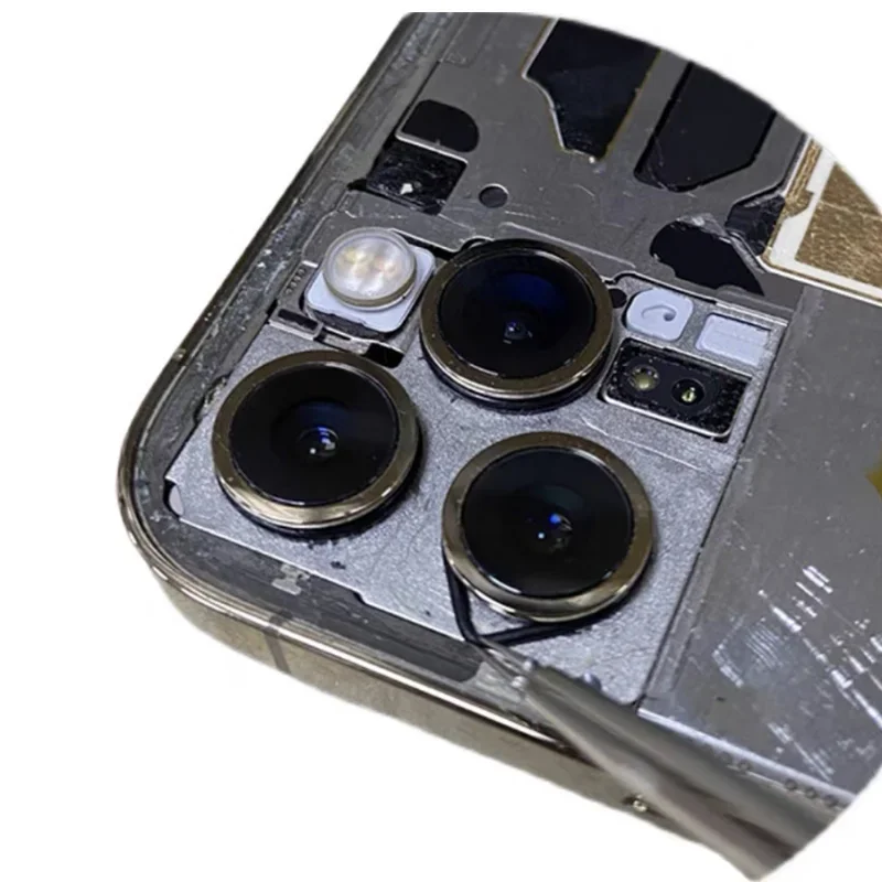 100pcs/Set Waterproof Rubber Ring For iPhone X-13PM Solve Back Camera Lens Sinking Problem After Change Big Hole Back Glass