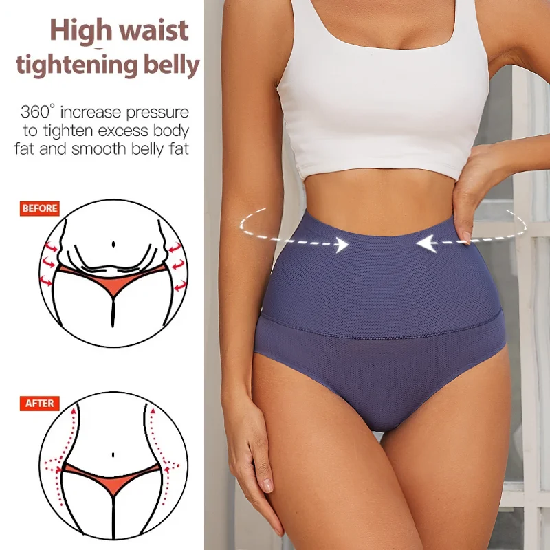 New Seamless Women Sexy High Waist Briefs Shapewear Tummy Reducer Slimming Control Panties Butt Lifter Lingeries Shapewear S-XXL