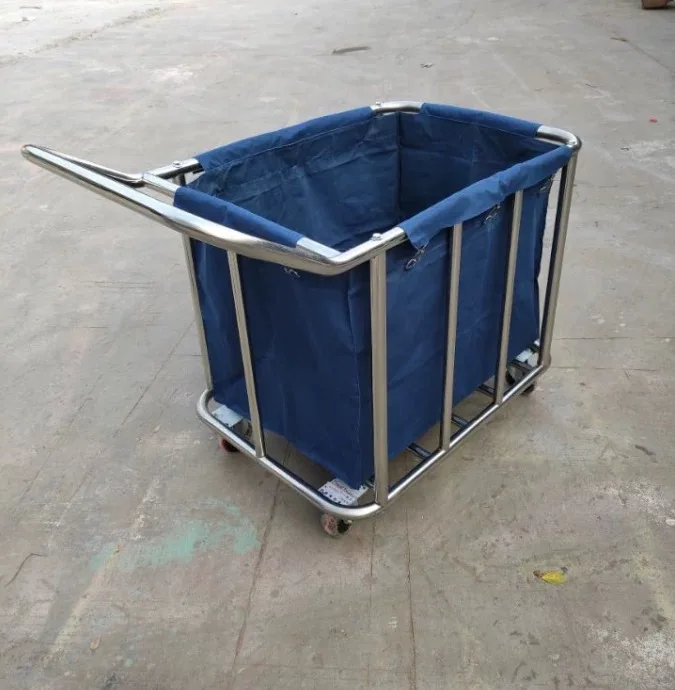 

Commercial Cart Laundry Plastic With Wheels Trolley