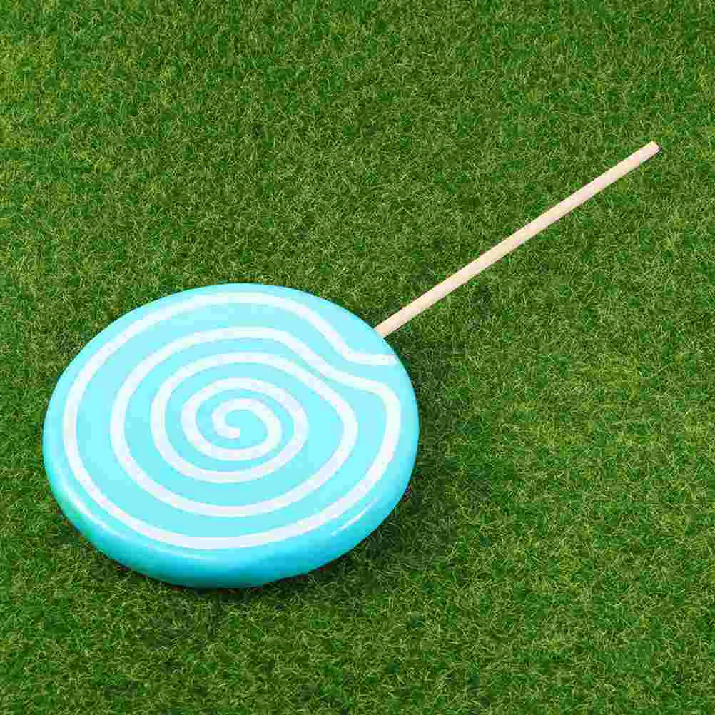 

3 Pcs Simulation Lollipop Party Decoration Fake Props Candy Wooden Model Photography Lollipops