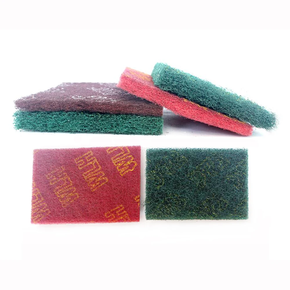 แปรง3M Scouring Pad หนาขัดสนิมสิ่งสกปรกกำจัดห้องครัวชามทำความสะอาดฟองน้ำ Anti-Oil จานผ้า